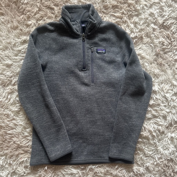 Boys Patagonia Better Sweater Size L 12 Grey - Picture 1 of 3